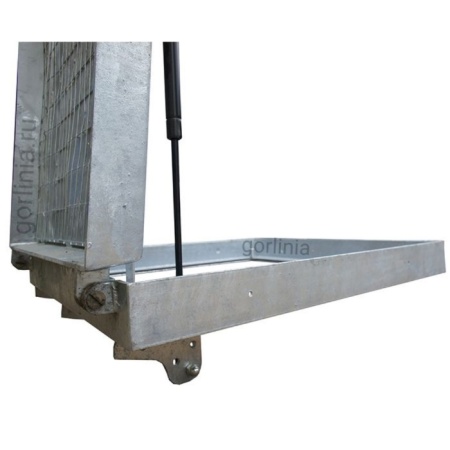 Разъемный шарнир оцинкованного люка под скрытое мощение тротуарной плиткой